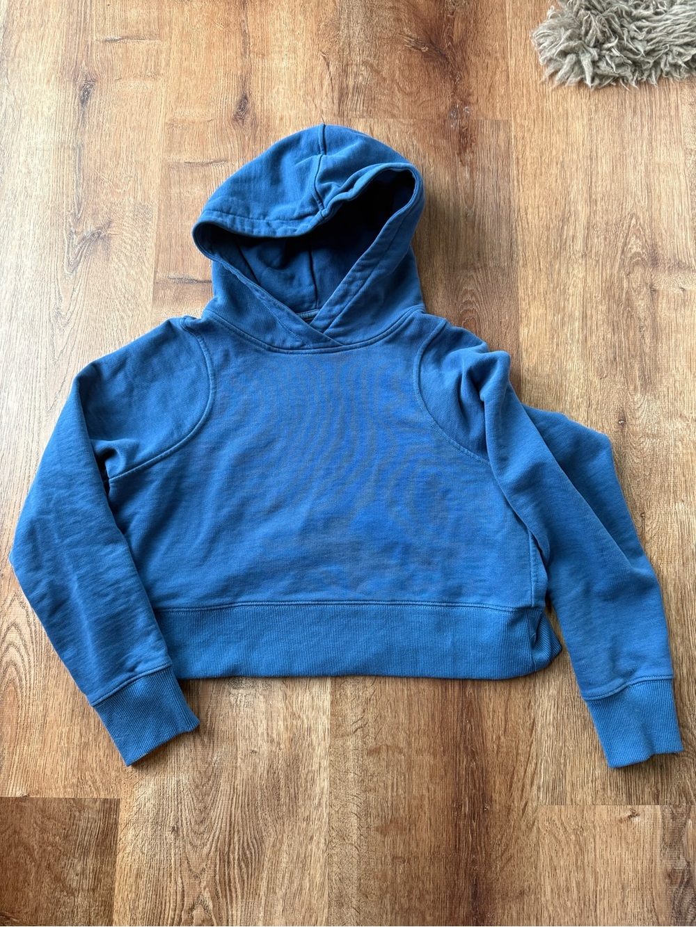 lululemon athletica Blue Cropped Hoodie